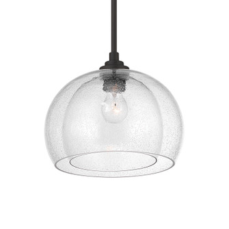 Glint One Light Convertible Pendant/Semi-Flush Mount in Dark Bronze (7|2725-860)