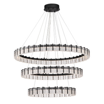 Sevryn LED Chandelier in Dark Matte Black (7|2410-899-L)