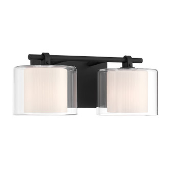 Seville Two Light Vanity in Dark Matte Black (7|2062-899)
