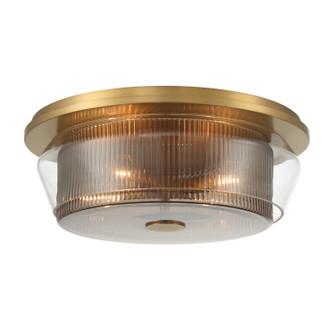 Kiruna Four Light Flush Mount in Legacy Brass (7|14014-732)