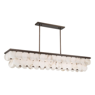 Olyra Eight Light Linear Chandelier in Plated Dark Bronze (29|N1546-868)
