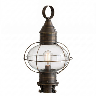 Ellington One Light Post Lantern in Dark Brass (405|9610-DB-CL)