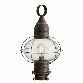 Ellington One Light Post Lantern in Bronze (405|9610-BZ-CL)