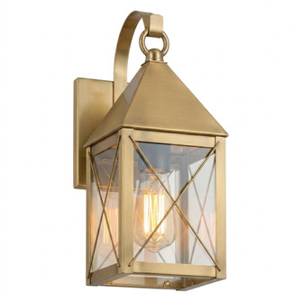 Ashford One Light Wall Sconce in Antique Brass (405|9531P-X-AB-CL)