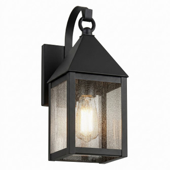 Ashford One Light Wall Sconce in Matte Black (405|9531P-BK-SDY)