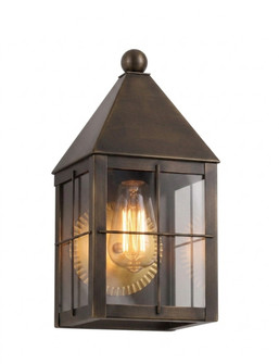 Ashford One Light Wall Sconce in Dark Brass (405|9531-H-DB-CL)