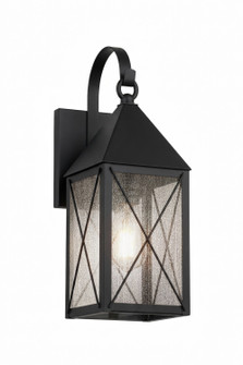 Ashford One Light Wall Sconce in Matte Black (405|9521P-X-BK-SDY)