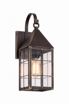 Ashford One Light Wall Sconce in Bronze (405|9521P-H-BZ-CL)