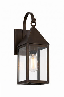 Ashford One Light Wall Sconce in Dark Brass (405|9521P-DB-CL)