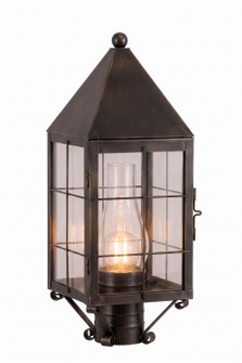 Ashford One Light Post Lantern in Dark Brass (405|9520-H-DB-CL-C)