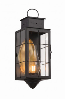 Norfield One Light Wall Sconce in Matte Black (405|9461-H-BK-CL-C)