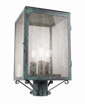 Westbrook Three Light Post Lantern in Verde Green (405|94510-VG-SDY)