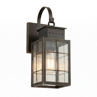 Norfield One Light Wall Sconce in Bronze (405|9421P-H-BZ-CL)