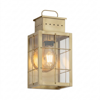 Norfield One Light Wall Sconce in Antique Brass (405|9421-H-AB-CL)