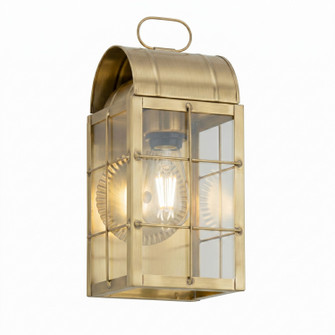 Durham One Light Wall Sconce in Antique Brass (405|9121-H-AB-CL)