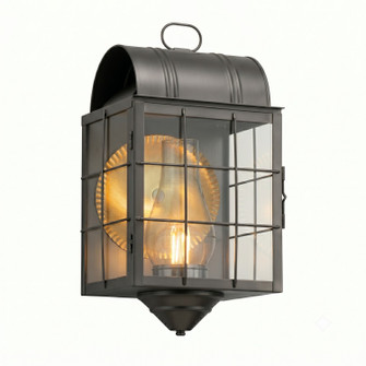 Durham One Light Wall Sconce in Gunmetal (405|9111-H-GM-CL-C)
