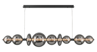 Atomo LED Linear Chandelier in Matte Black (40|47257-061)