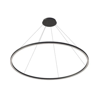 Compass LED Pendant in Black (326|COM-60P-BL-27U-30K)