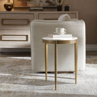 Ocilla Accent Table in Antique Brass (52|51203)