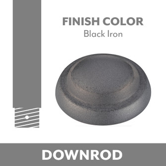 Minka Aire Ceiling Fan Downrod Coupler in Black Iron (15|DR500-BI)