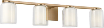 Holden Four Light Bath Vanity in Midnight Black (454|SCDJVN132MBKCGMG)
