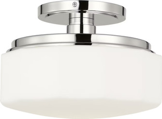Fairfax One Light Flush Mount in Aged Iron (454|SCCHCFM107AIOEG-LI)