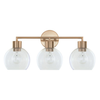 Cortona Three Light Bath Vanity in Brushed Brass (137|V68841BB)