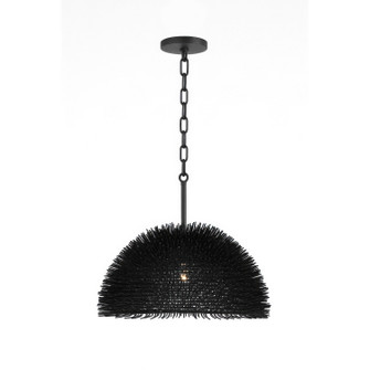 Urchin One Light Pendant in Black (137|569P01BL)