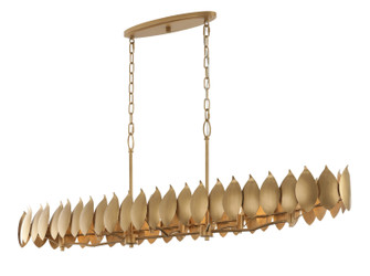 Petal Reign Eight Light Pendant in Brass Kisser (137|560N08BK)