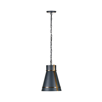 Brasserie One Light Mini Pendant in Blackened Zinc/Heritage Bronze (137|536M01ZNCBRZ)