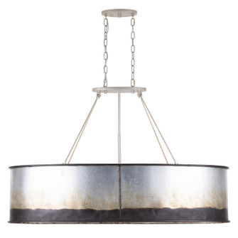 Cannery Five Light Linear Pendant in Ombre Galvanized (137|323N05OG)