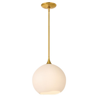 Antibes One Light Pendant in Unlacquered Brass (138|FR47307UB)
