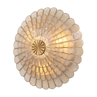 Samal Three Light Wall Sconce in Oxidized Gold Leaf (33|515122OL)