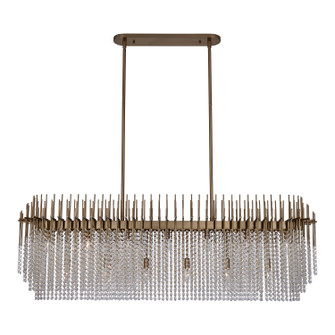Estrella 13 Light Linear Pendant in Brushed Champagne Gold (238|037662-038-FR001)