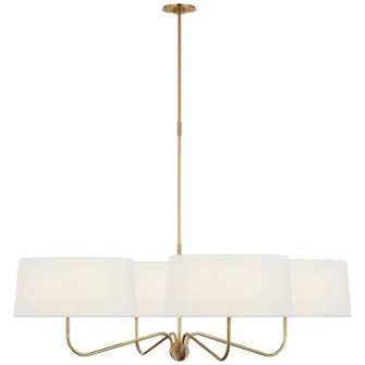 Canto LED Chandelier in Hand-Rubbed Antique Brass (268|TOB 5349HAB-L)