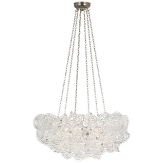Aurelie LED Chandelier in Pewter and Clear Acrylic (268|MF 5080PWT/CA)