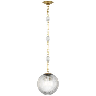 Isadora LED Pendant in Antique-Burnished Brass (268|JN 5190AB-CG)