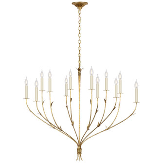 Florenz LED Chandelier in Gold Lustre (268|FW 5051GDL)