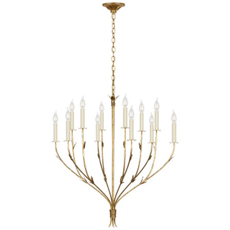 Florenz LED Chandelier in Gold Lustre (268|FW 5050GDL)