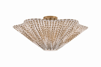 Elle Three Light Semi Flush Mount in Patina Brass (428|H1176603B-PBR)