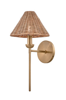 Annmarie One Light Wall Sconce in Patina Brass (428|H1161101-PBR)