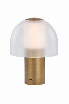 Kettletown LED Table Lamp in Patina Brass (70|L2961-PBR)