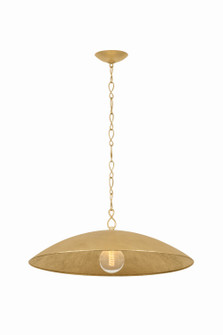 Eve One Light Pendant in Vintage Gold Leaf (70|BKO1401-VGL/GLI)