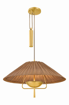 Annadale LED Pendant in Aged Brass (70|8741-AGB)