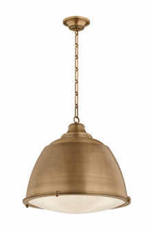 Milltown One Light Pendant in Patina Brass (70|4522-PBR)