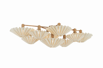 Tremblant Nine Light Close-to-Ceiling in Patina Gold Leaf (68|595-10-PGL)