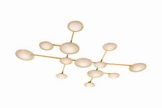 Goshenite LED Close-to-Ceiling in Vintage Brass (68|143-74-VB)