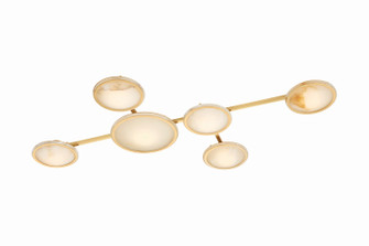 Goshenite LED Wall Sconce in Vintage Brass (68|143-06-VB)