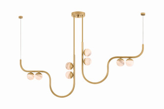 Avignon LED Linear Pendant in Vintage Brass (68|139-61-VB)