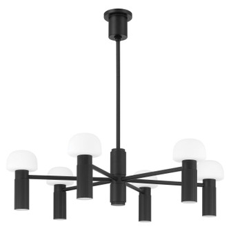 Callum LED Chandelier in Textured Black (577|208383A)